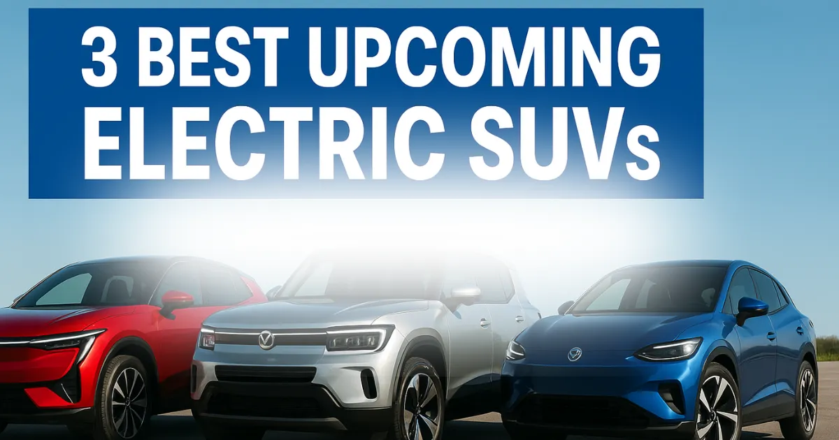 3 Best Upcoming Electric SUVs Launching in India – Incredible Range & Smart Features Revealed
