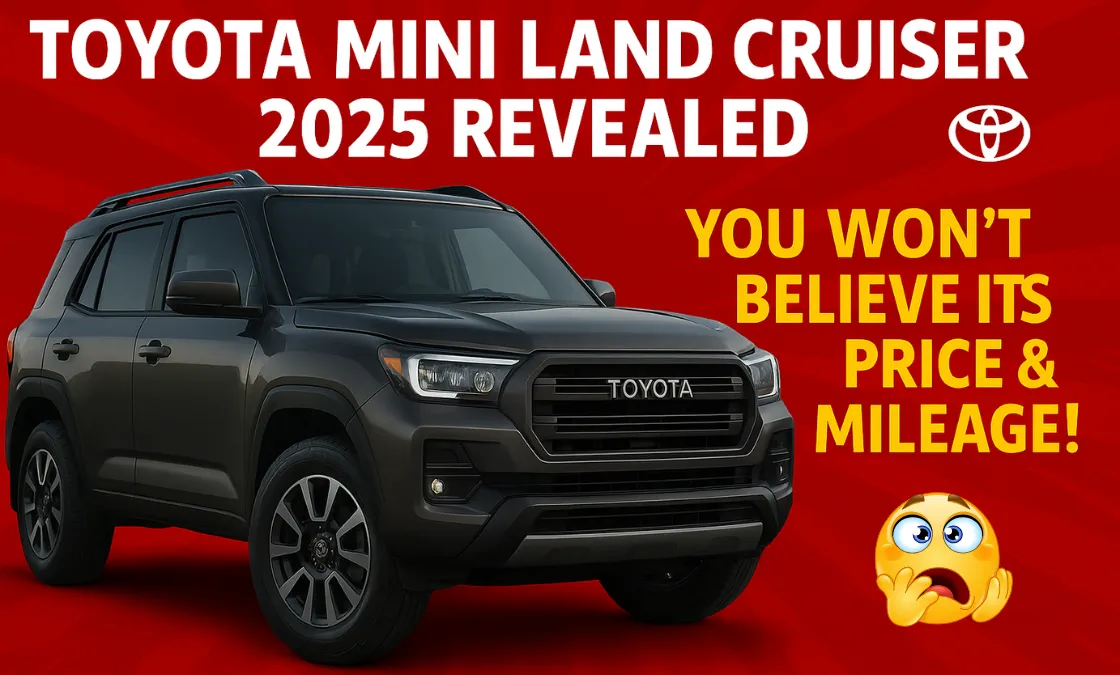 Toyota Mini Land Cruiser 2025 Revealed – You Won’t Believe Its Price & Mileage!