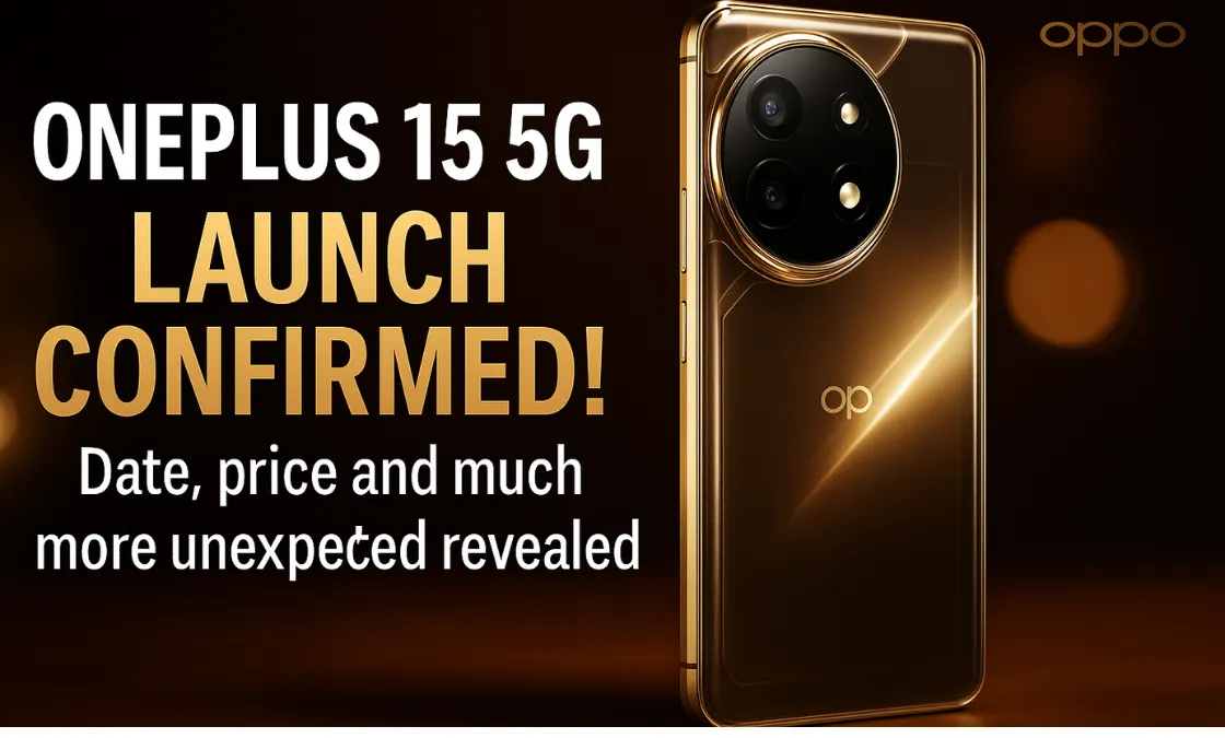 OnePlus 15 5G Launch Confirmed – 5 Game-Changing Features & Expected Price in India!