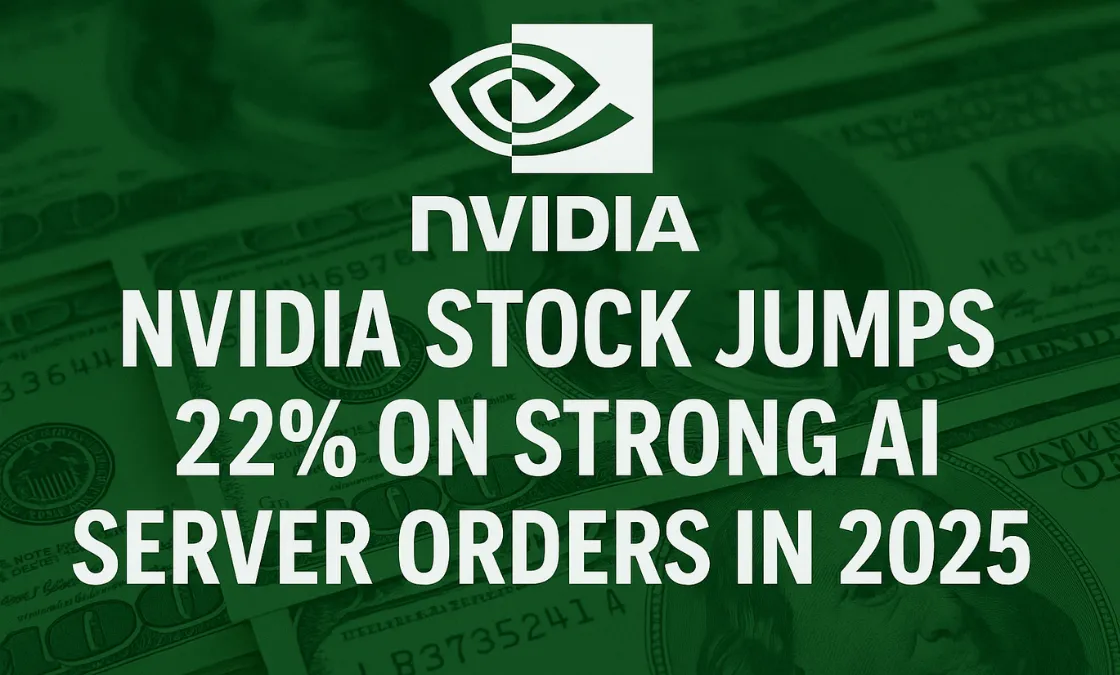 Nvidia Stock Jumps 22%